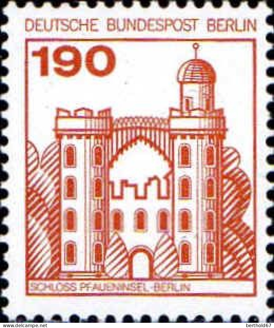 Berlin Poste N** Yv:501 Mi:539AI Schloss Pfaueninsel-Berlin - Unused Stamps