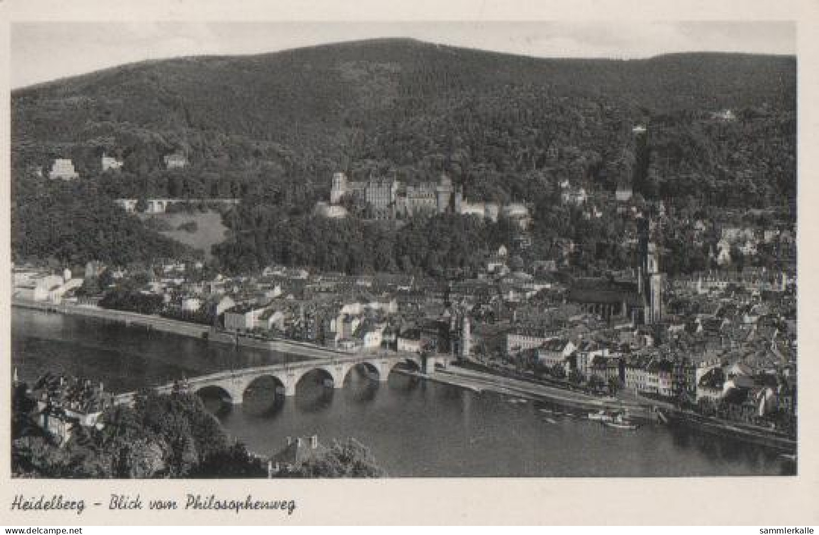 22607 - Blick V. Philosophenweg Auf Heidelberg - 1955 - Heidelberg