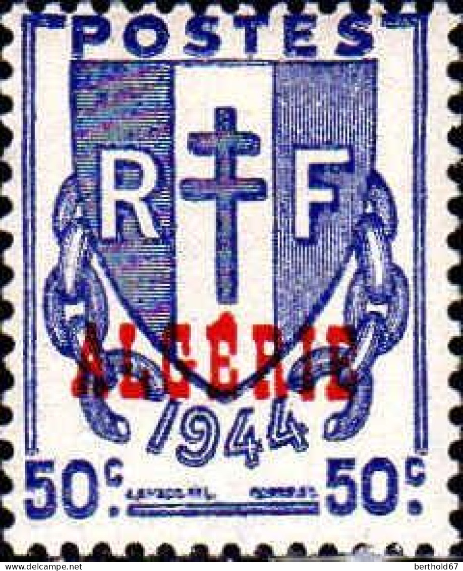 Algérie Poste N** Yv:225/226 Armoiries Croix De Lorraine Surcharge Algérie - Neufs