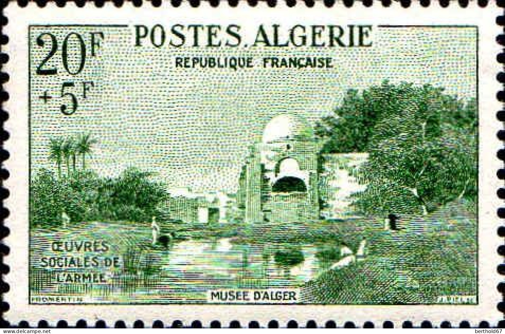 Algérie Poste N** Yv:346/348 Oeuvres Sociales De L'armée - Neufs