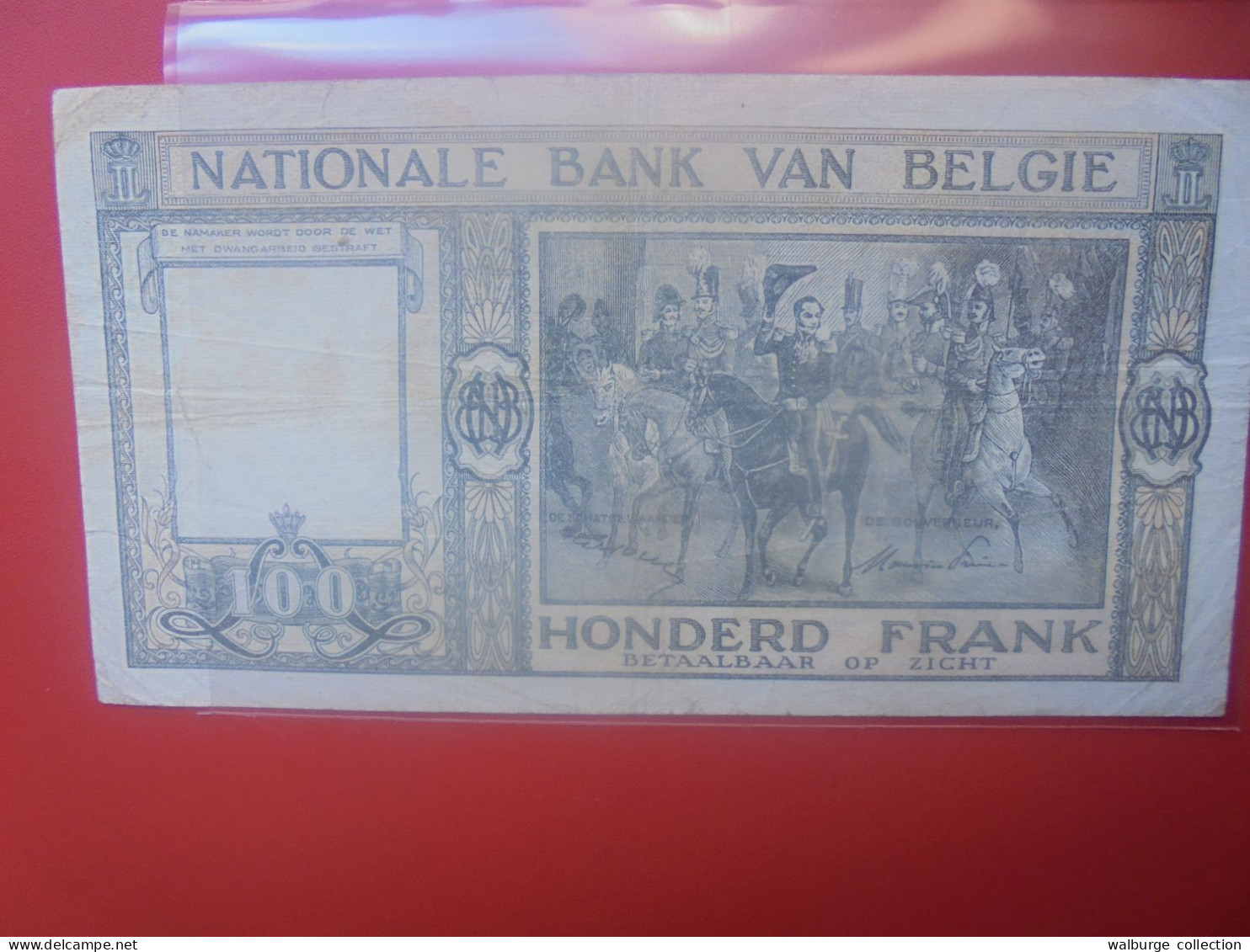 BELGIQUE 100 Francs 1947 Circuler COTES:15-30-80 EURO (B.33) - 100 Franchi