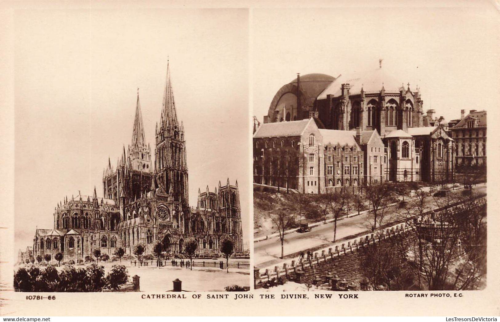 ETATS-UNIS - Cathedral Of Saint Jonh The Divine - New Yort - Multi-vues De Différents Endroits - Carte Postale Ancienne - Multi-vues, Vues Panoramiques