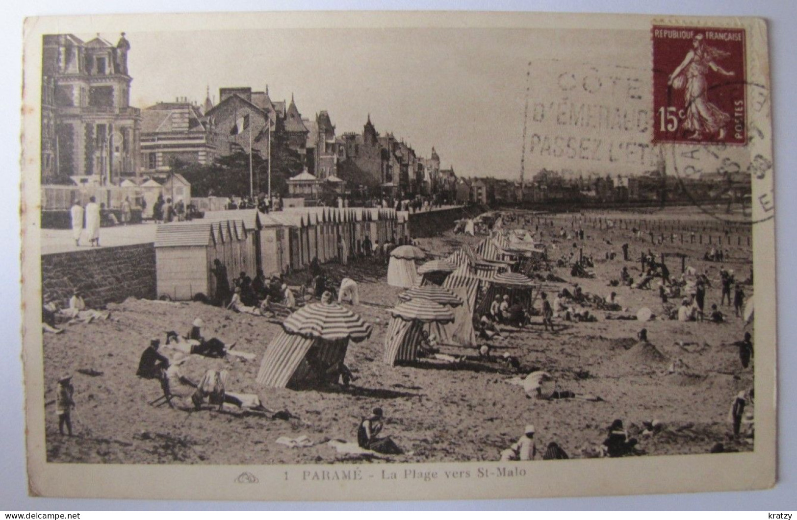 FRANCE - ILLE ET VILAINE - PARAME - La Plage Vers Saint-Malo - 1930 - Parame