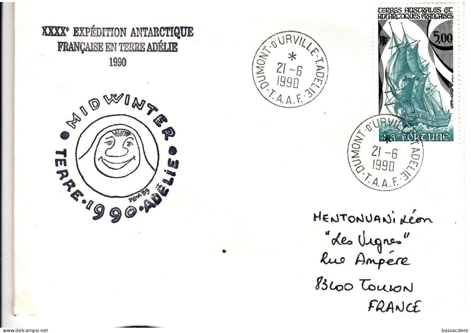 79081 - MIDWINTER  1990 - Lettres & Documents
