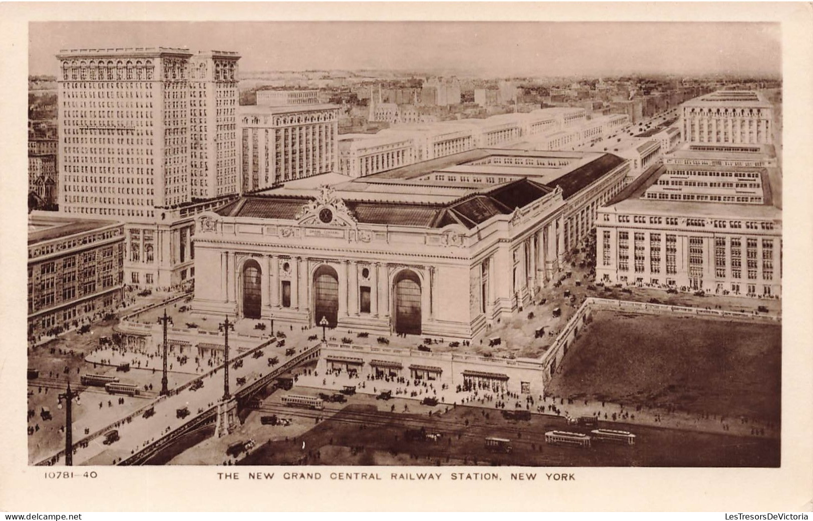 ETATS-UNIS - The New Grand Central Railway Station - New York  Vue Générale - Carte Postale Ancienne - Grand Central Terminal
