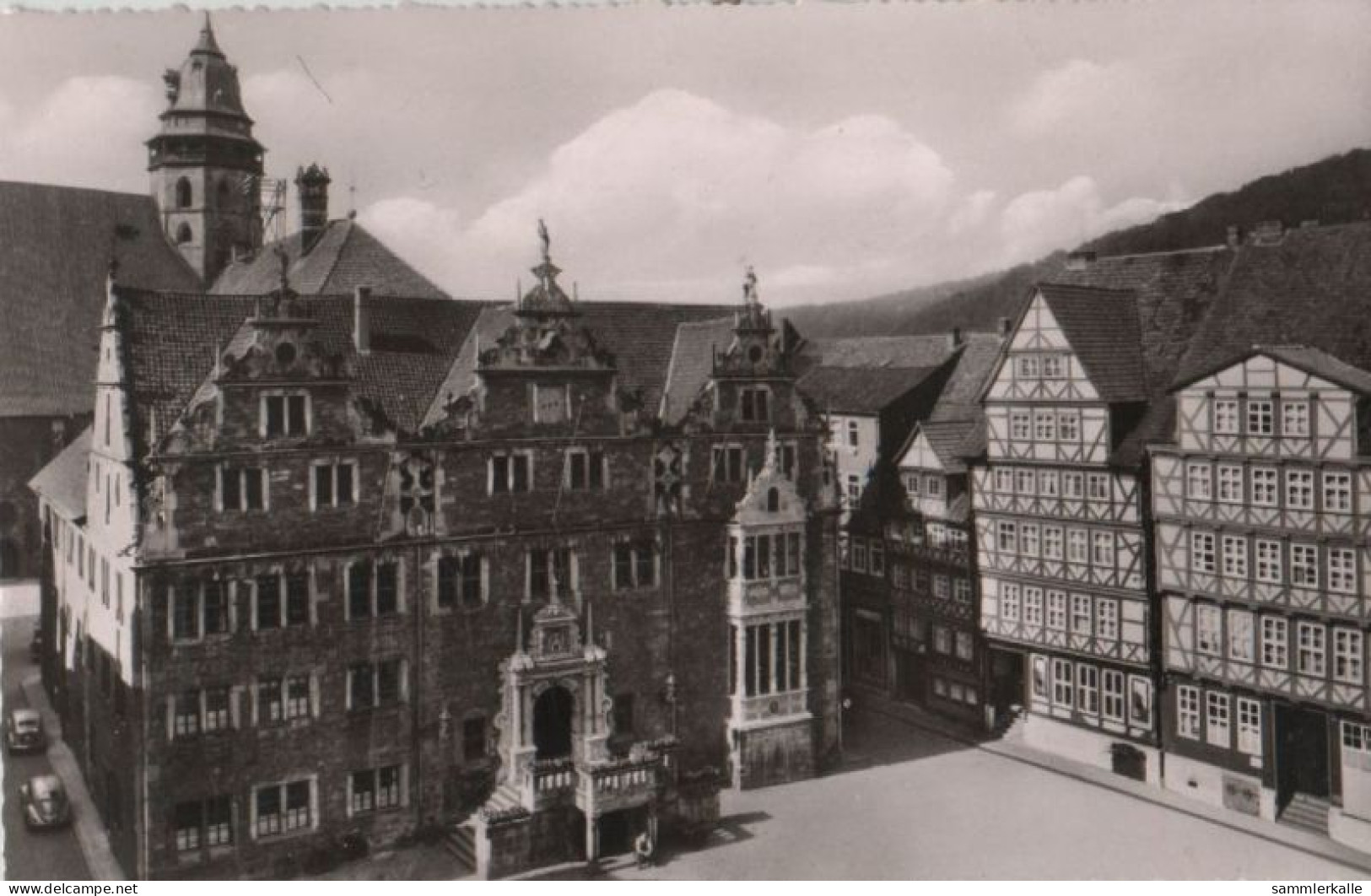 60689 - Hann. Münden - Rathaus Mit Blick Auf St. Blasikirche - Ca. 1960 - Hannoversch Muenden