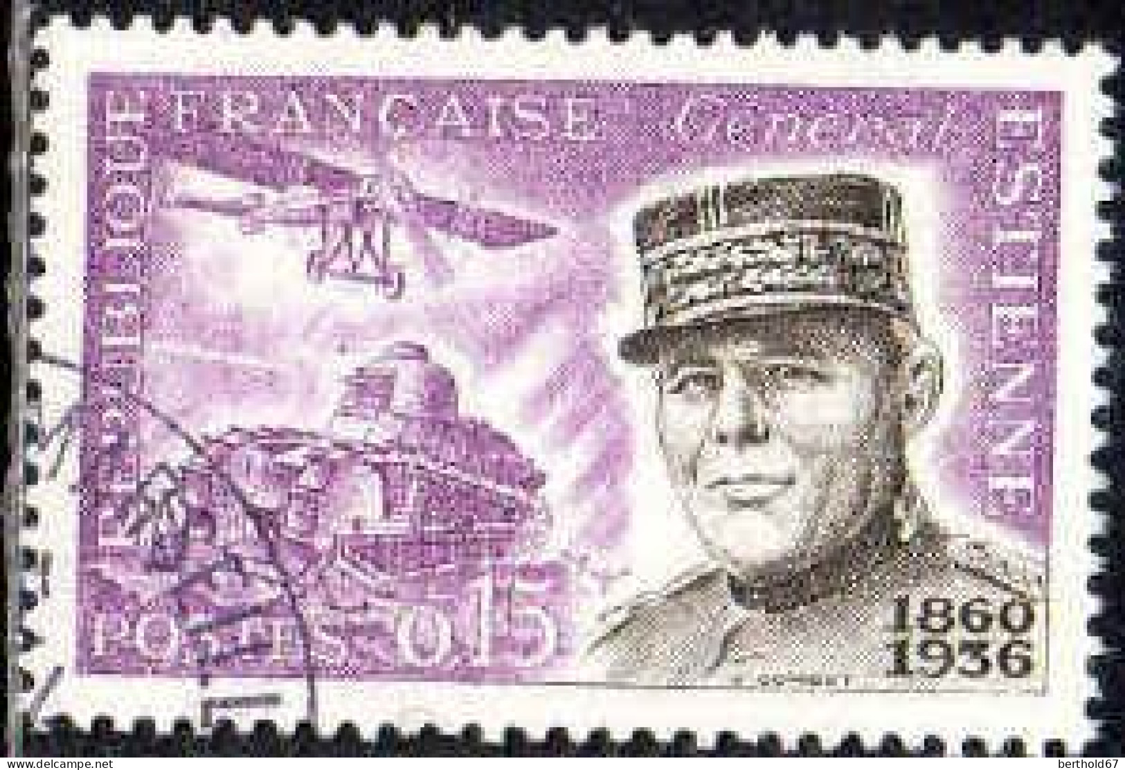 France Poste Obl Yv:1270 Mi:1323 Général Jean-Baptiste-Eugène Estienne (TB Cachet Rond) - Oblitérés