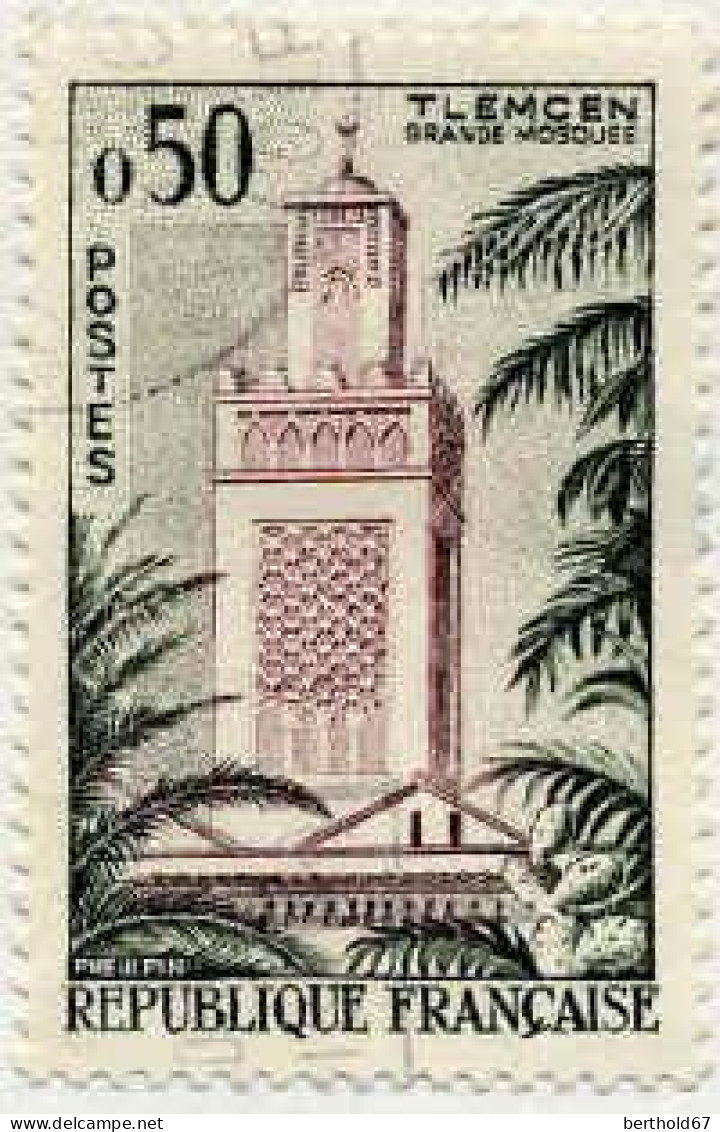 France Poste Obl Yv:1238 Mi:1286 Tlemcen Grande Mosquée (cachet Rond) - Oblitérés