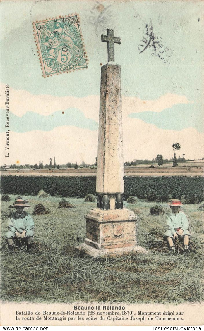 FRANCE - Beaune La Rolande - Bataille De Beaune La Rolande ( 28 Novembre 1870) - Colorisé - Carte Postale Ancienne - Beaune-la-Rolande