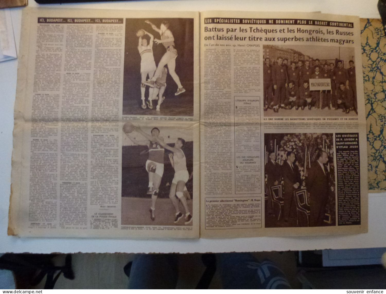 But Et Club Le Miroir Des Sports Juin 1955 Gilbert Bozon Paris Limoges Dauphiné Bobet Basket Hongrie - Sport