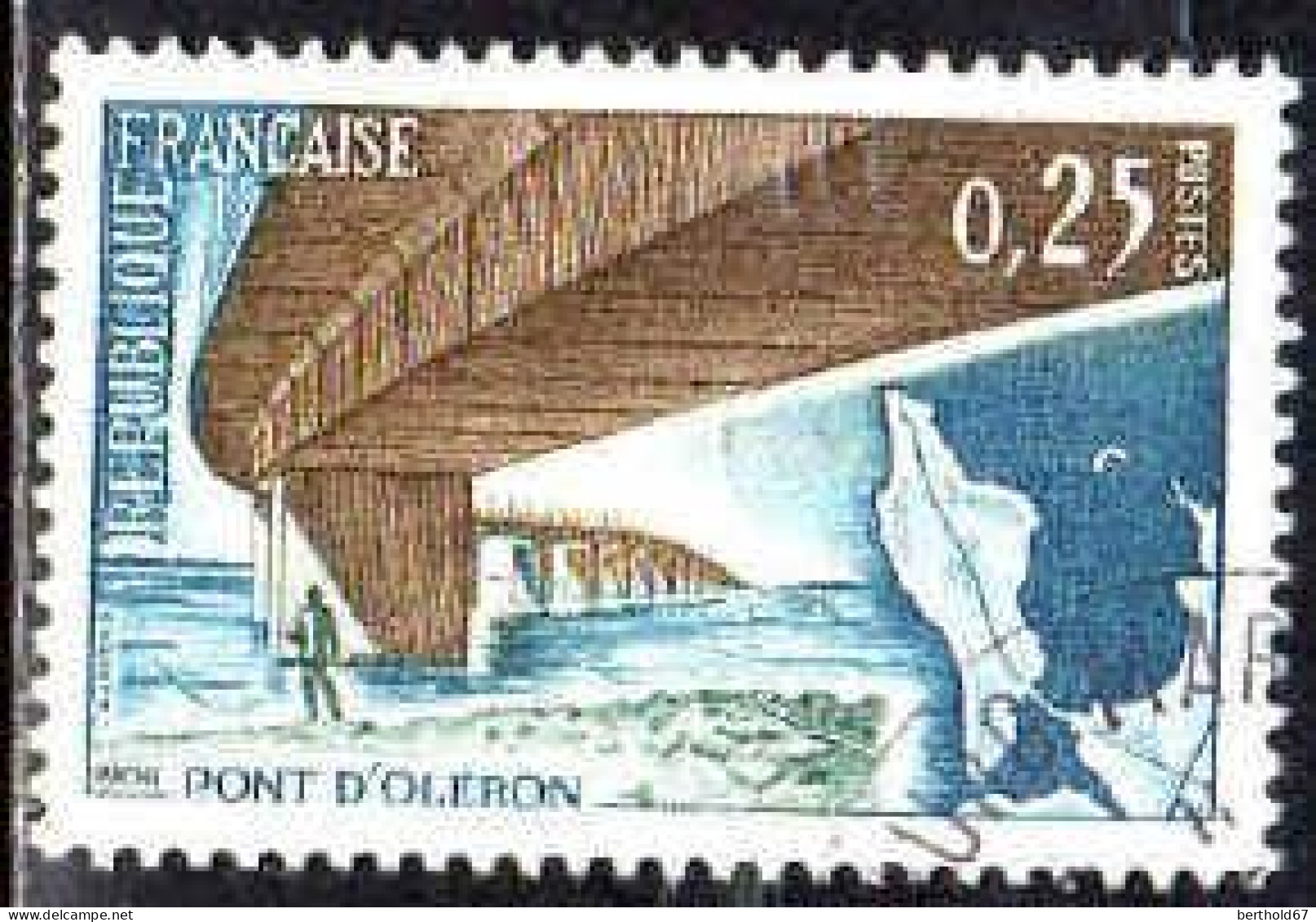 France Poste Obl Yv:1489 Mi:1551 Pont D' Oléron (Beau Cachet Rond) - Oblitérés