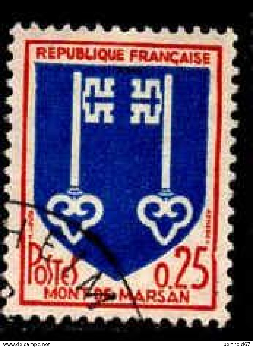 France Poste Obl Yv:1469 Mi:1535 Mont-de-Marsan Armoiries (TB Cachet Rond) - Oblitérés