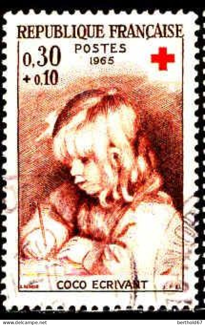 France Poste Obl Yv:1467 Mi:1533 Coco Ecrivant Auguste Renoir (TB Cachet Rond) - Oblitérés