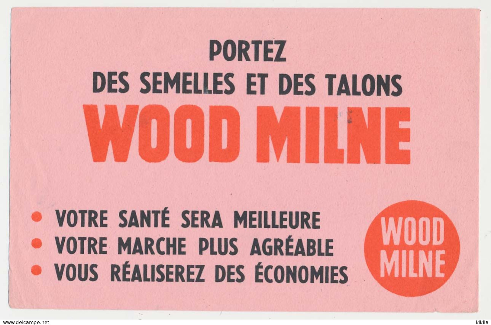 Buvard 20.9 X 13.2  Semelles Et Talons WOOD-MILNE Meilleure Santé ,marche Agréable  économies - Scarpe