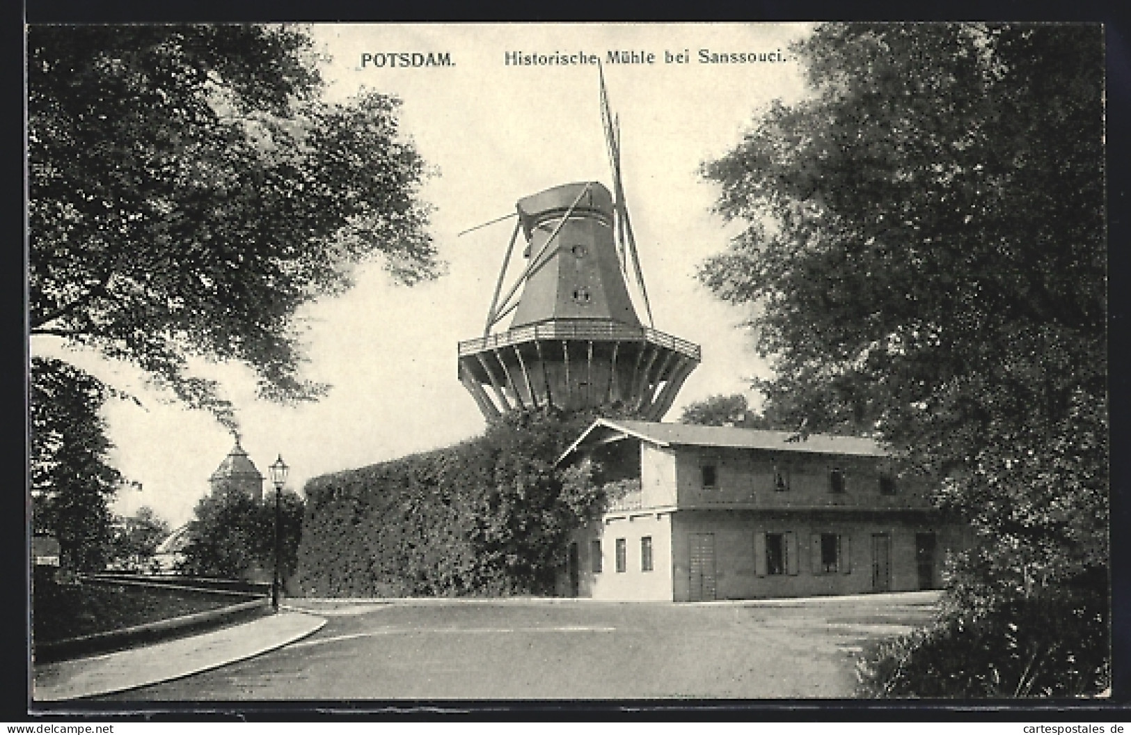 AK Potsdam, Blick Auf Die Historische Mühle  - Potsdam