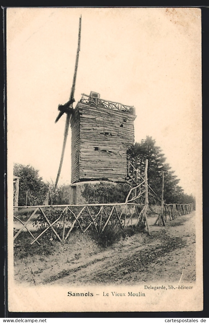 AK Sannois, Le Vieux Moulin  - Windmühlen