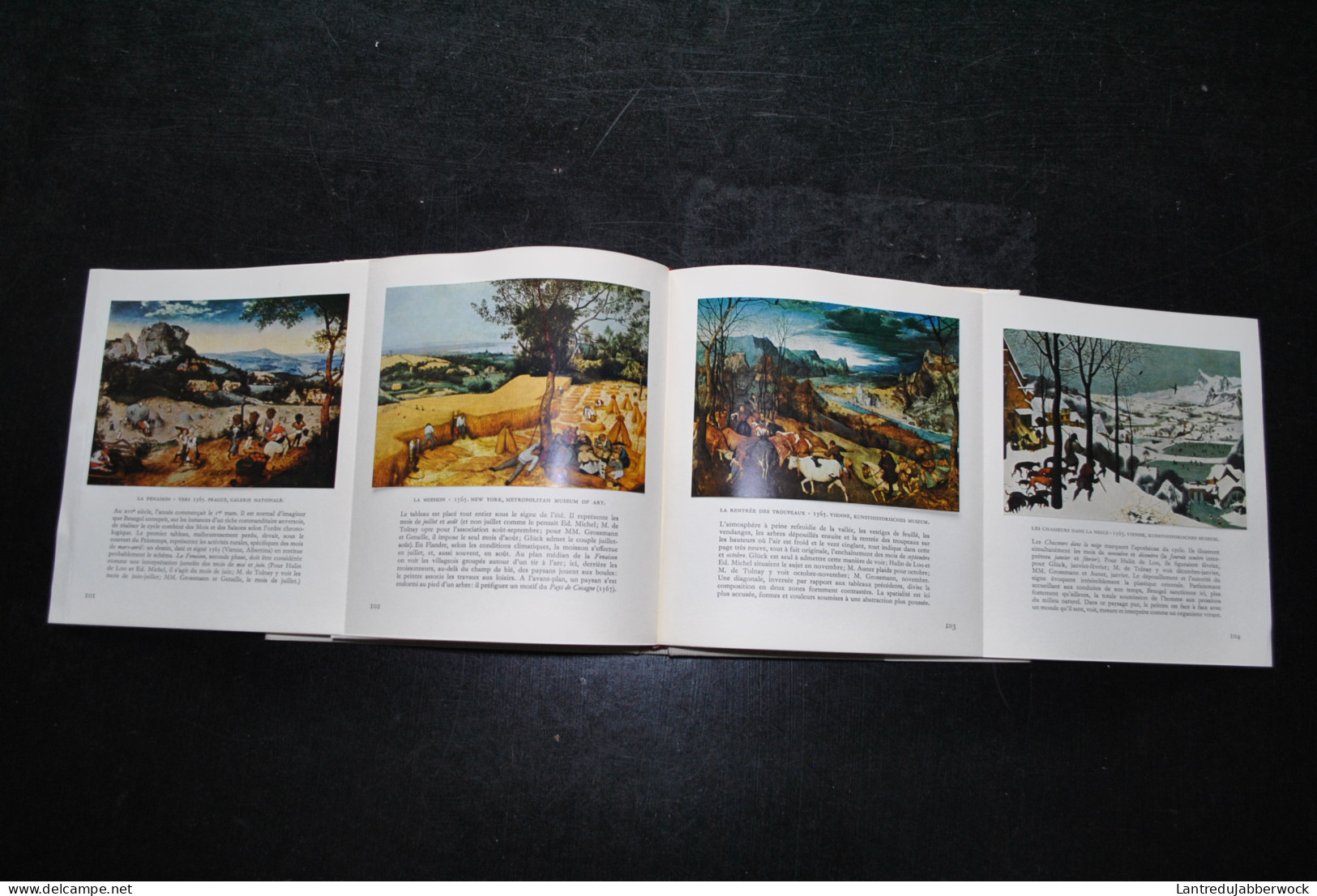 Robert DELEVOY Bruegel Skira 1959 collection Le goût de notre temps Peintre peinture art artiste images contrecollées