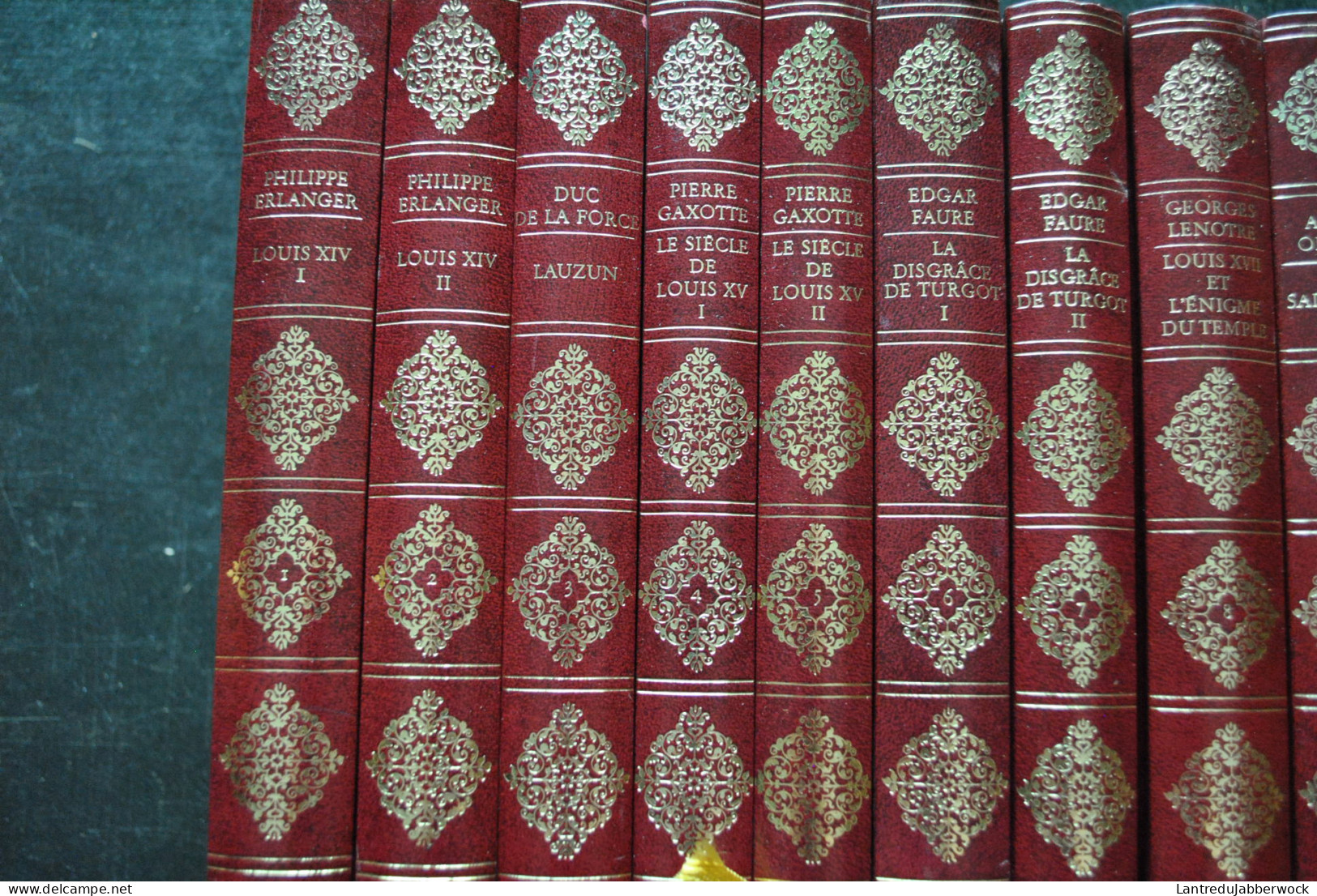 12 Meilleures Oeuvres Historiques Editions Rencontre Rare Collection Complète En 24 Volumes Reliure Louis XIV Talleyrand - Historia