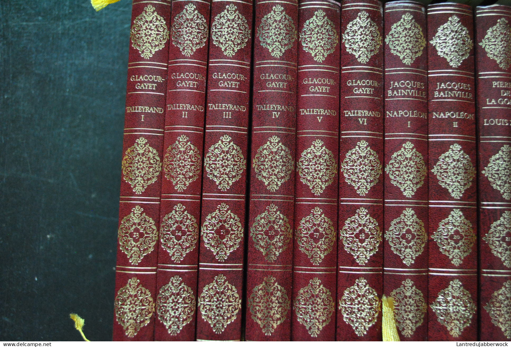 12 Meilleures Oeuvres Historiques Editions Rencontre Rare Collection Complète En 24 Volumes Reliure Louis XIV Talleyrand - Historia