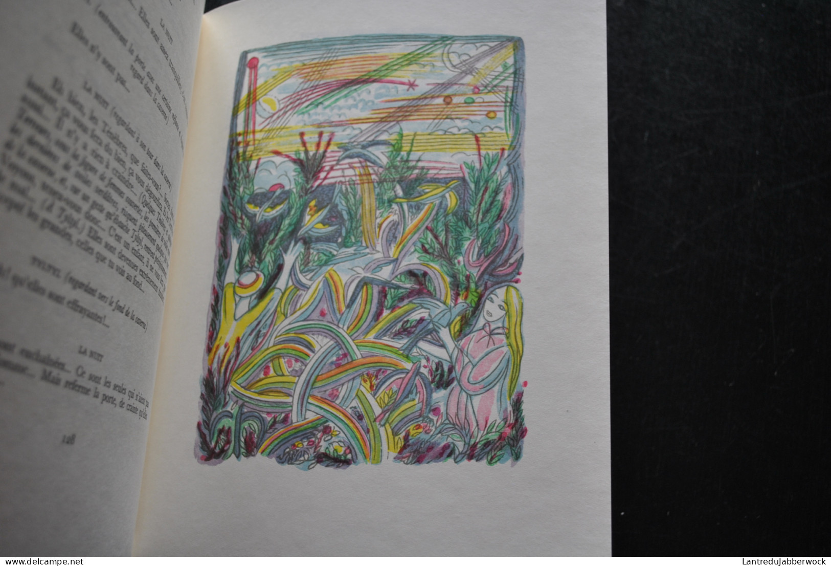 Maurice MAETERLINCK L'oiseau Bleu Illustration Touchargues Cauvet Reliure Picasso Collection Prix Nobel De Littérature - Other & Unclassified
