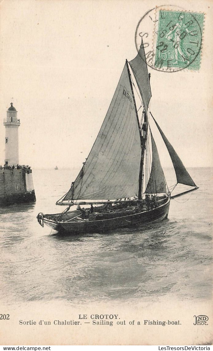 FRANCE - Le Crotoy - Sortie D'un Chalutier - Carte Postale Ancienne - Le Crotoy