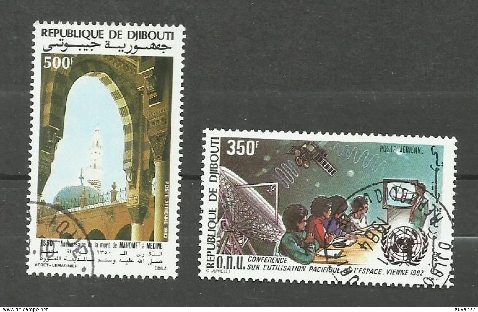 Djibouti POSTE AERIENNE N°168, 171 Cote 6.20€ - Dschibuti (1977-...)