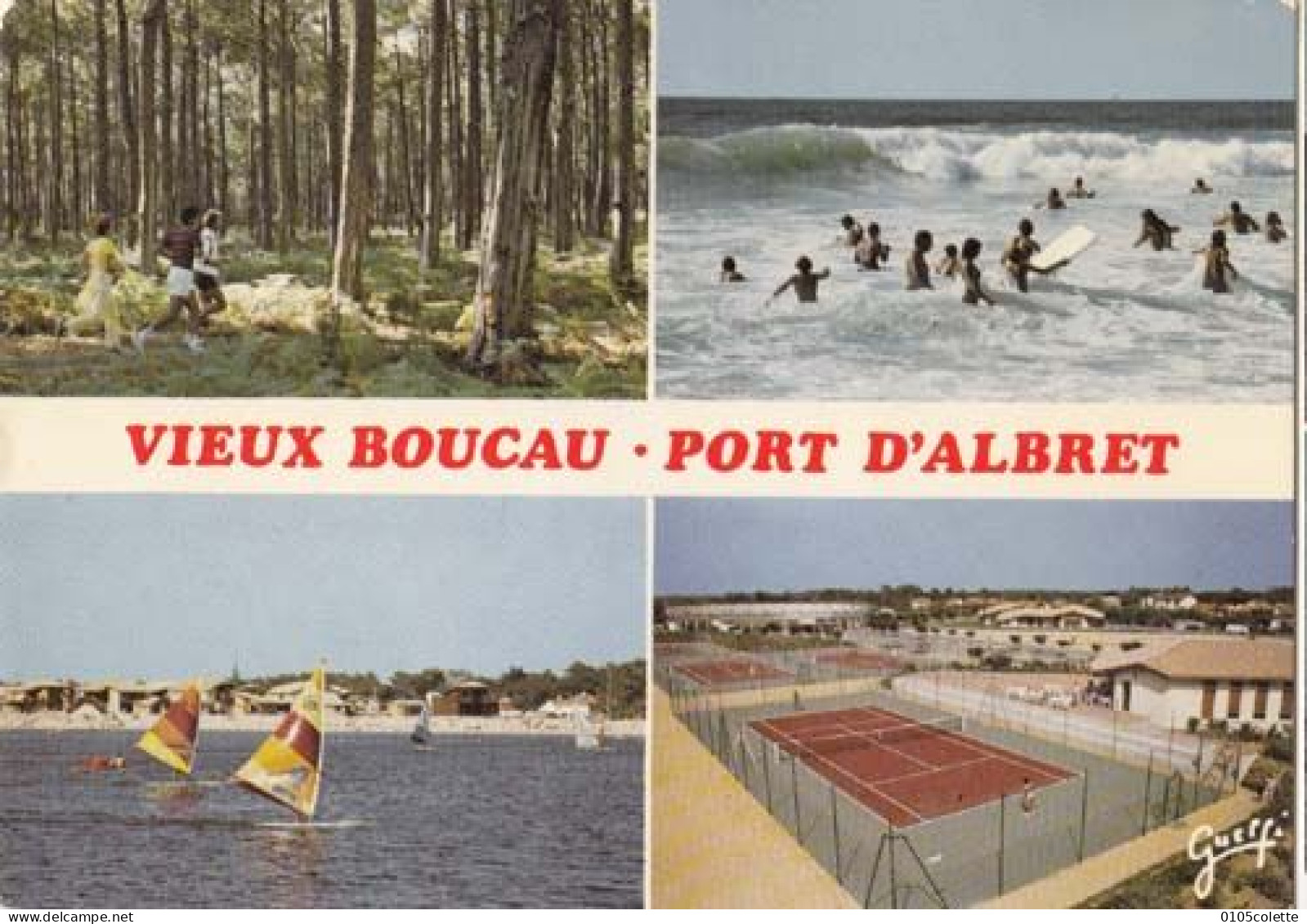 Carte France 40 - Vieux Boucau - Port D'Albret - ( Cd067) - Vieux Boucau