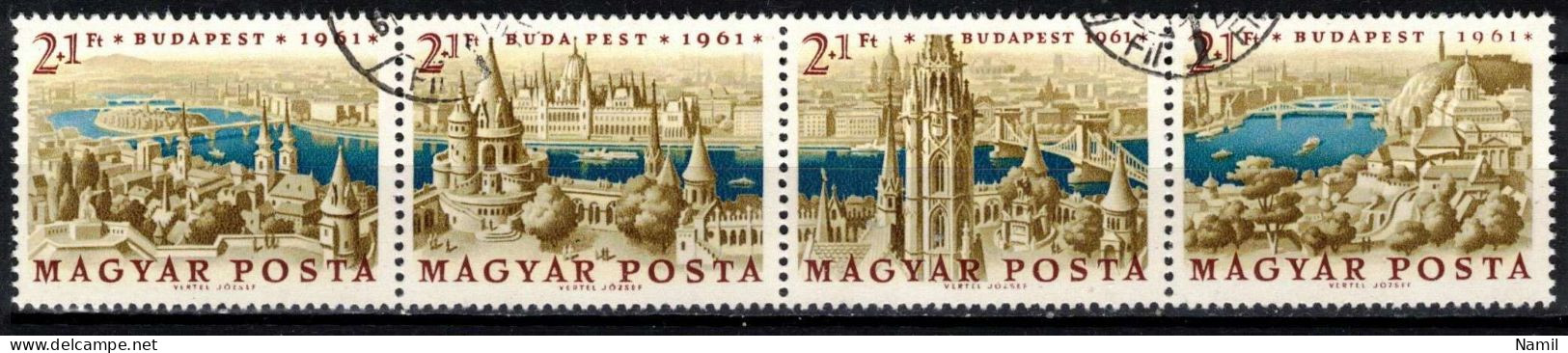 Hongrie 1961 Mi 1789-92 (Yv 1448-51), Obliteré - Used Stamps