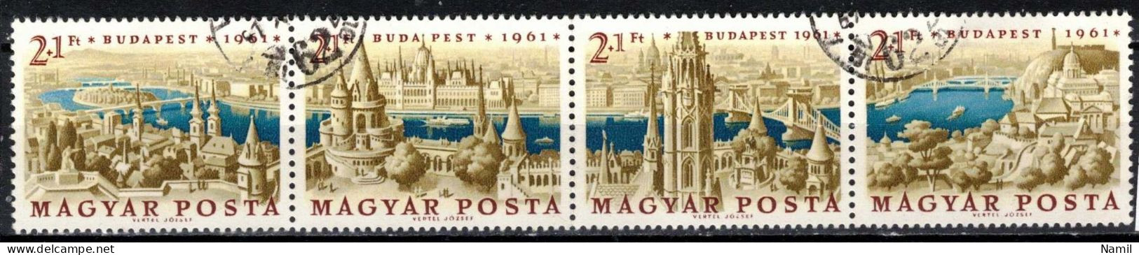 Hongrie 1961 Mi 1789-92 (Yv 1448-51), Obliteré - Used Stamps