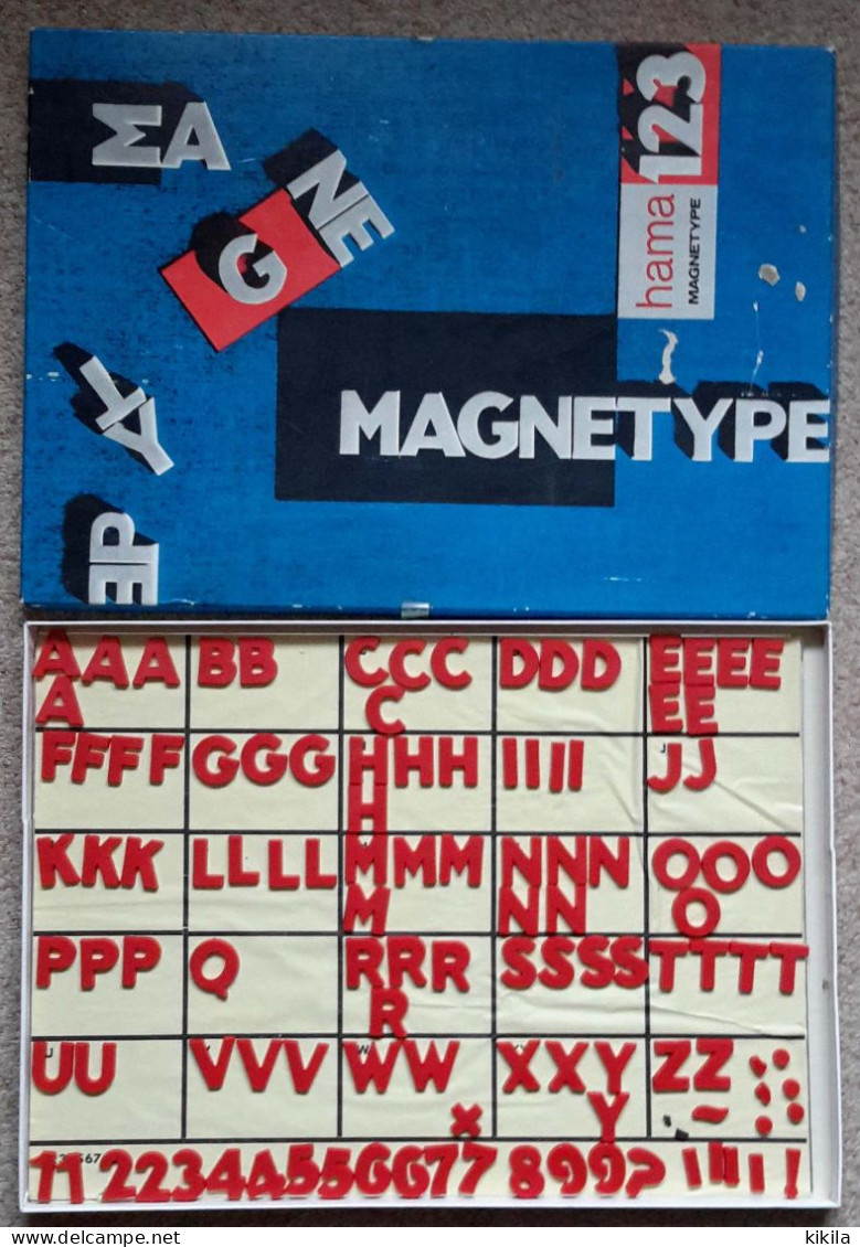 Magnetype HAMA 123  Tableau Et Lettre Magnétique Pour, à L'origine, Concevoir Des Titres De Film - Materiaal & Toebehoren