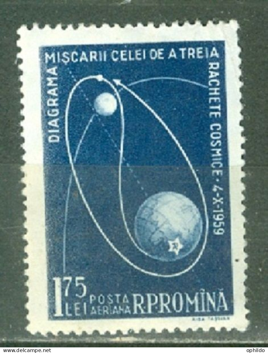 Roumanie   PA    106  * *  B/TB   Espace Cosmos - Unused Stamps