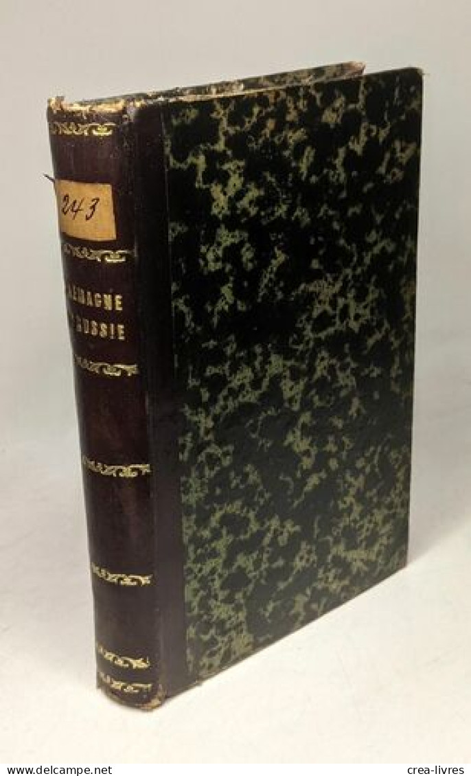 Allemagne Et Russie - études Historiques Et Littéraires - Historia