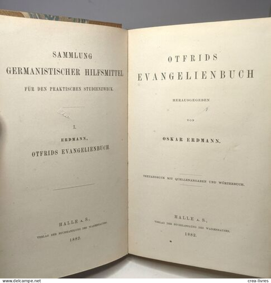 Otfrids Evangelienbuch (Sammlung Germanistischer Hilfsmittel Für Den Praktischen Studienzweck I) - Religión