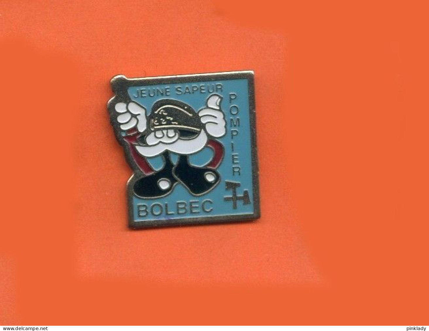 Rare Pins Pompier Bolbec B457 - Bomberos
