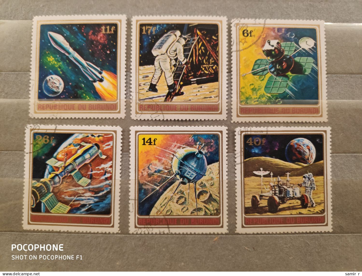 Burundi	Space (F85) - Used Stamps