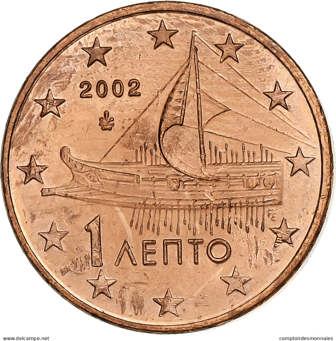 Grèce, Euro Cent, 2002, Athènes, SUP, Cuivre Plaqué Acier, KM:181 - Grecia