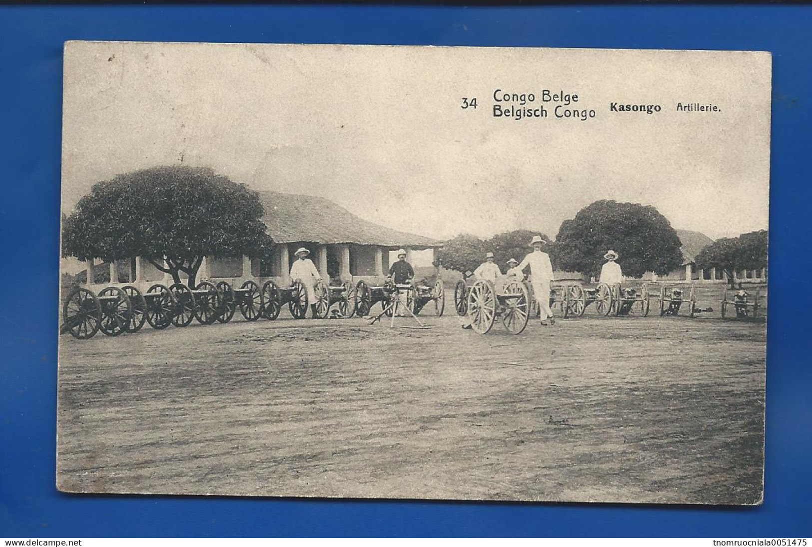 Carte Entier  Postal CONGO BELGE  Kasango Oblitération:17/11/1914 - Storia Postale