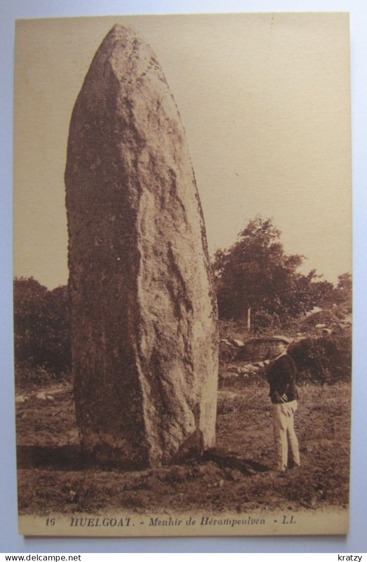 FRANCE - FINISTERE - HUELGOAT - Menhir De Hérampeulven - Huelgoat