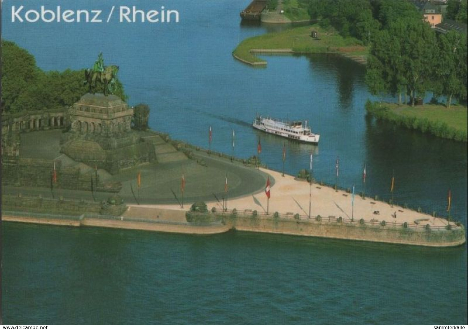 45204 - Koblenz - Deutsches Eck - Ca. 1985 - Koblenz
