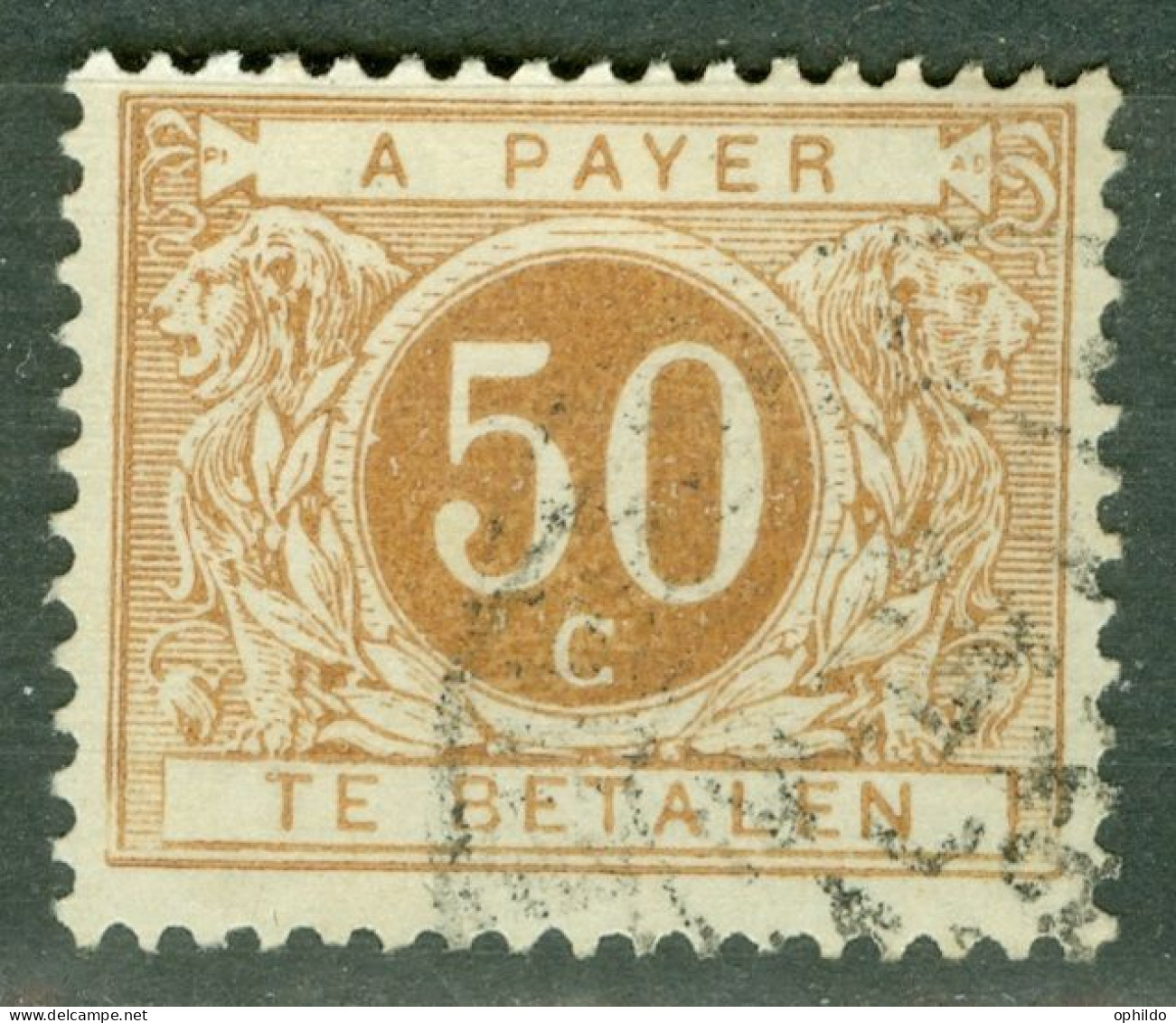 Belgique  TX  8  Ob    TB  - Briefmarken