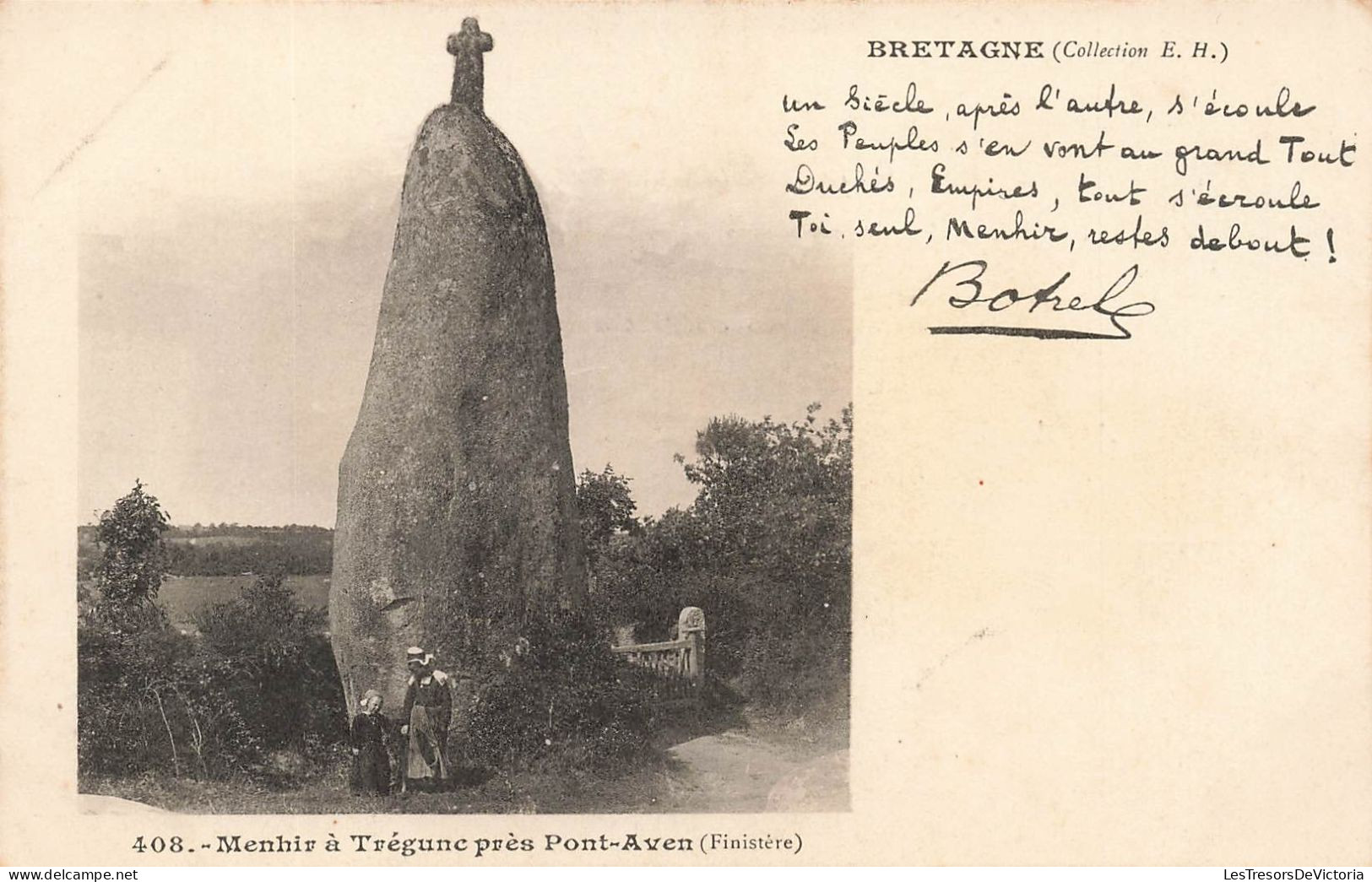 FRANCE - Trégunc - Menhir à Trégunc Près De Pont Aven - Carte Postale Ancienne - Trégunc