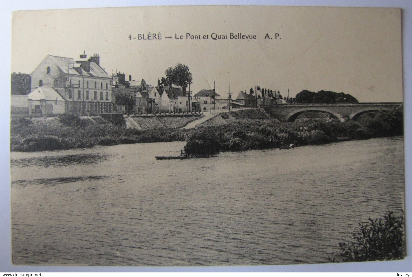 FRANCE - INDRE ET LOIRE - BLERE - Le Pont Et Quai Bellevue - Bléré