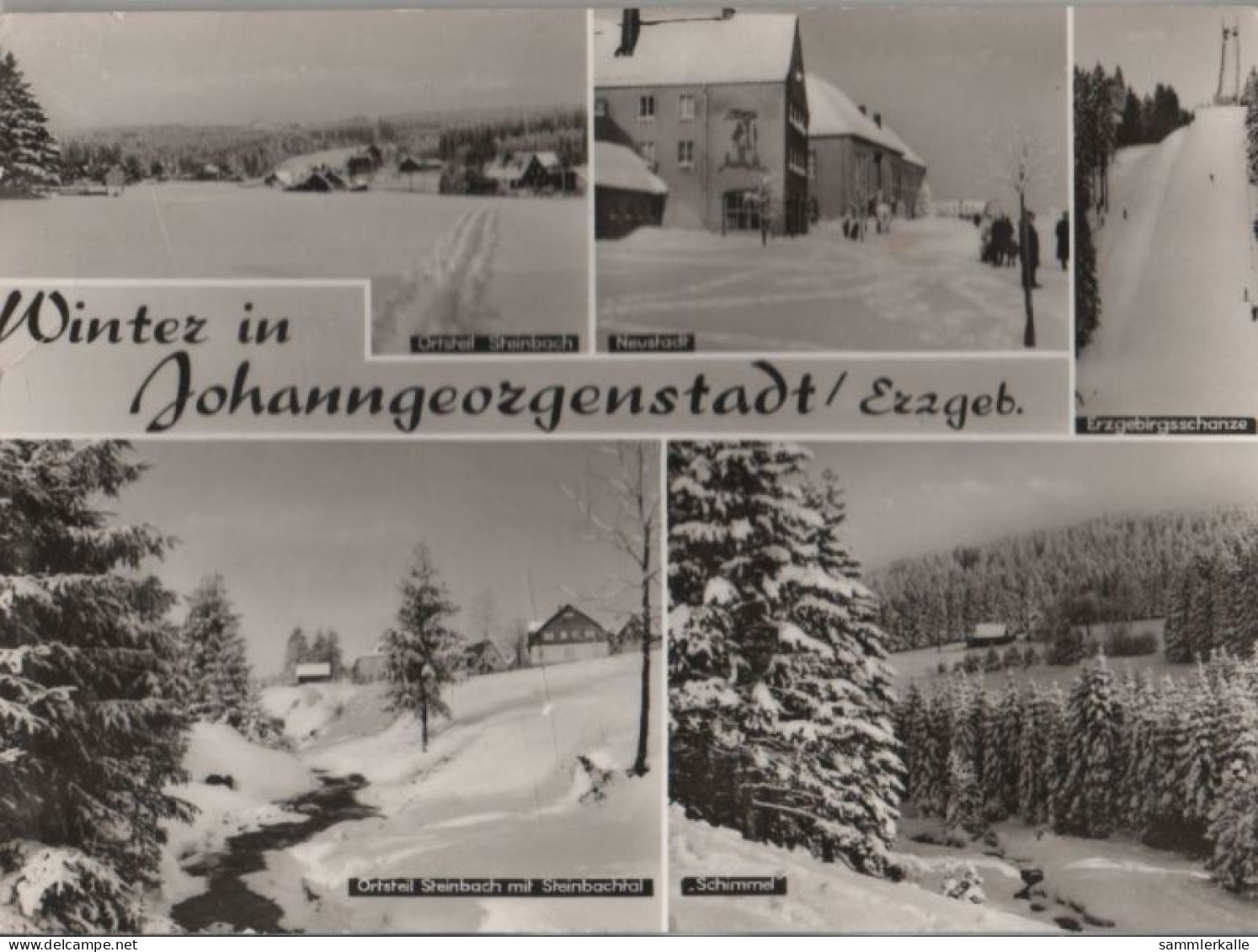50885 - Johanngeorgenstadt - U.a. Erzgebirgsschanze - 1988 - Johanngeorgenstadt