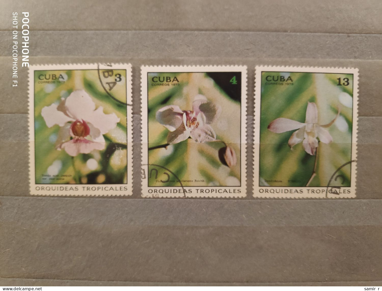 1973	Cuba	Flowers (F85) - Used Stamps