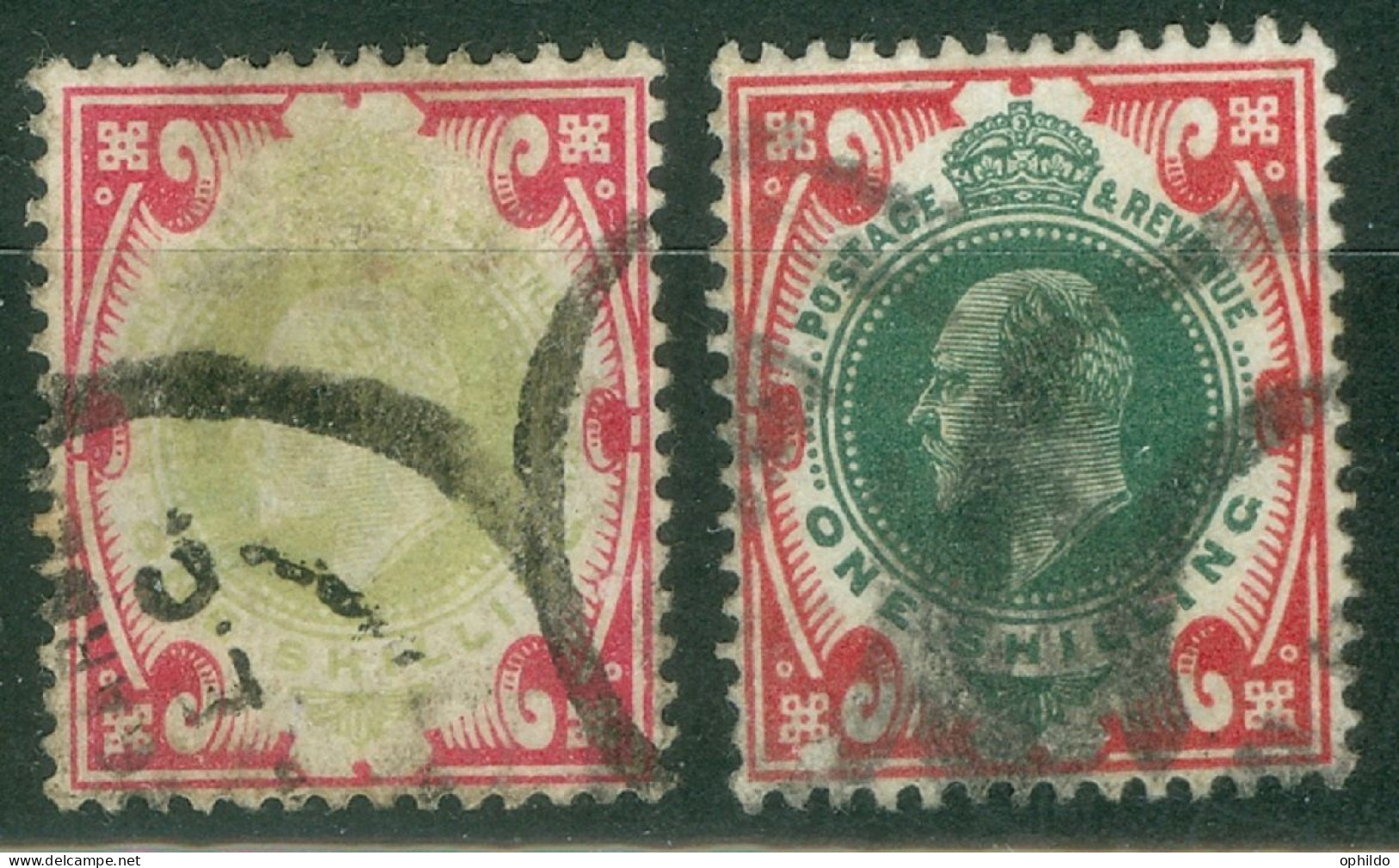 Grande Bretagne   Yvert  117  Ob   TB  En 2 Nuances De Couleur   - Used Stamps