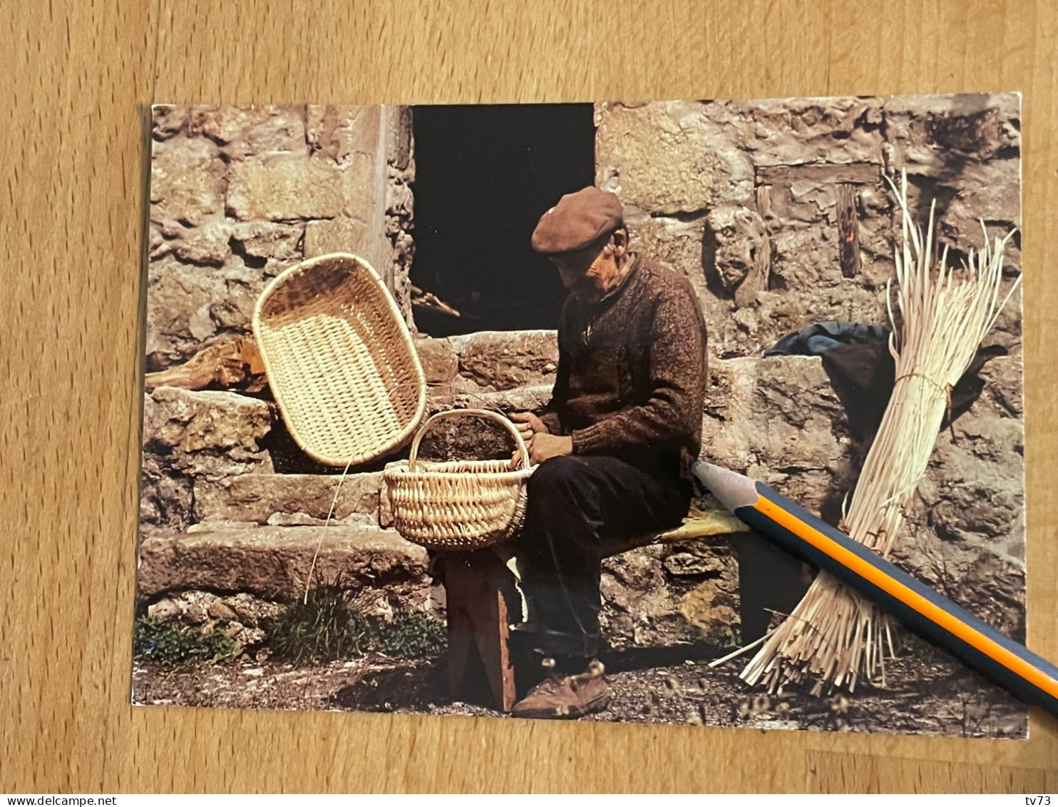 U1536 - Images De France Souvenir D'une Vie Simple Fabrication Artisanale Paniers Corbeilles - Vannier Artisanat Paysan - Farmers