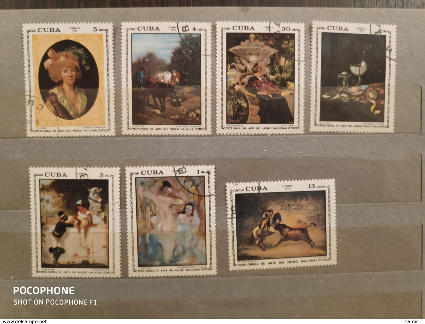 1973	Cuba	Paintings (F85) - Used Stamps