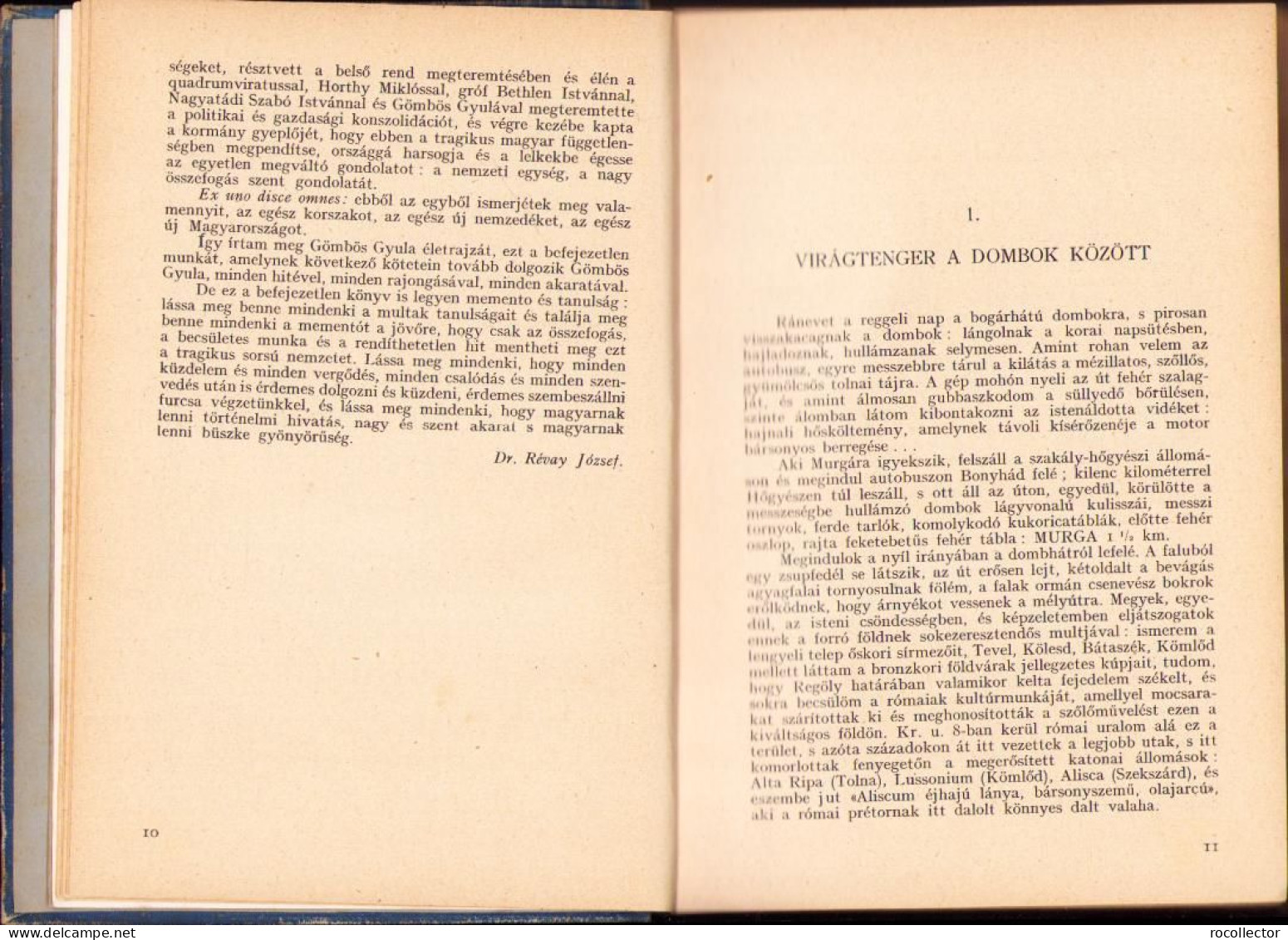 Gömbös Gyula élete és Politikája Irta Révay József, 1934, Budapest C4183N - Old Books
