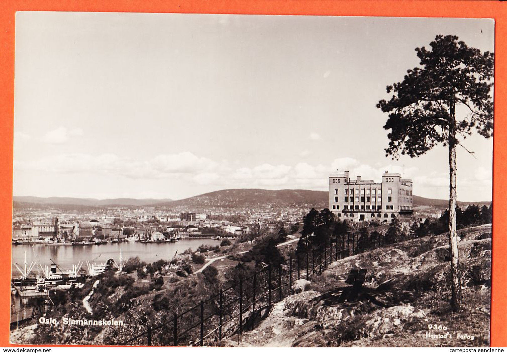 04657 / OSLO Sjomannskolen SJØMANNSKOLEN Sjømannsskolen 1950s Photo-Bromure 15x10 Harstad's Forlag 9368 Norvège Norway  - Noorwegen