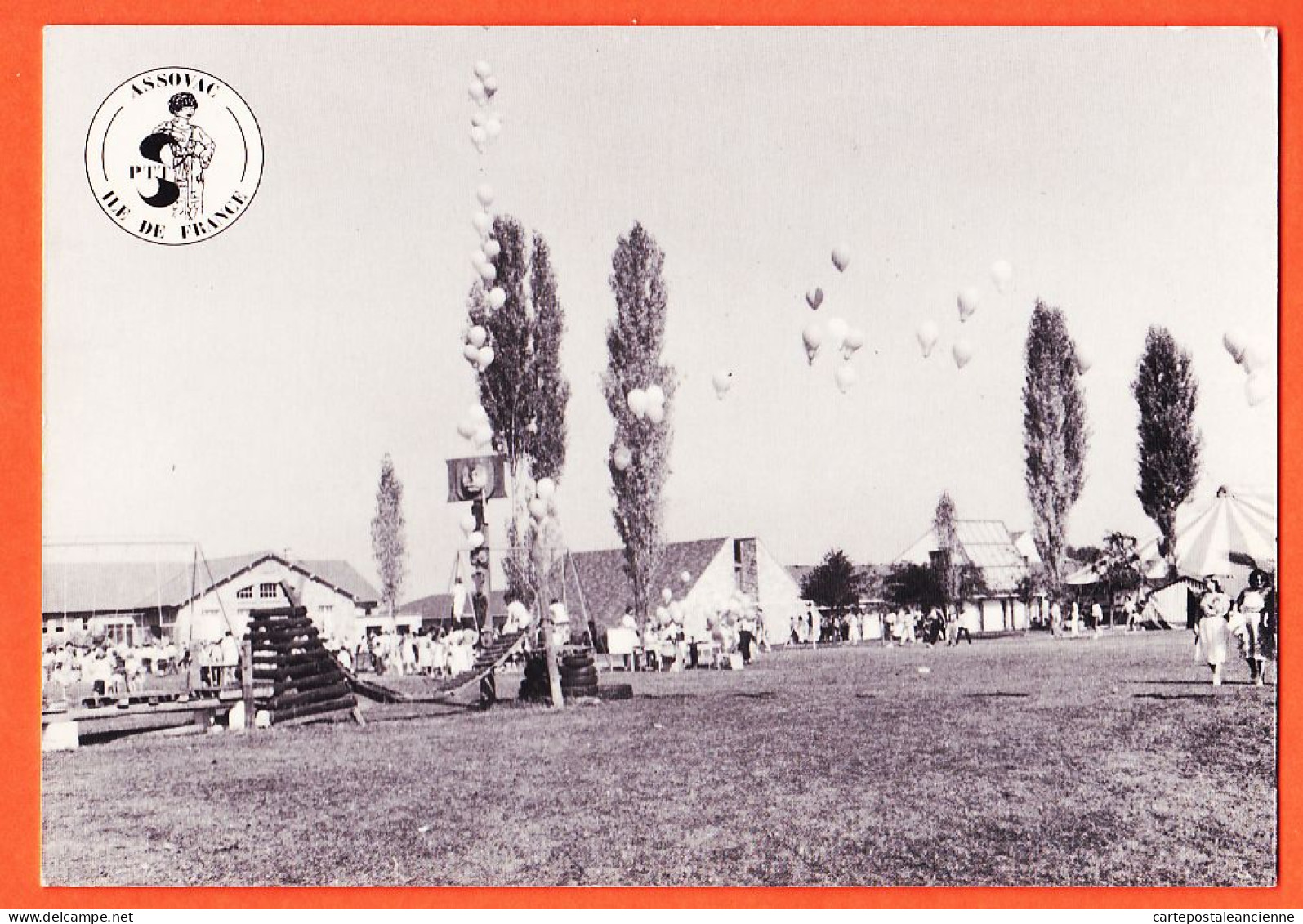 04974 / Peu Commun VILLECRESNES Val-de-Marne Route MANDRES Centre Loisirs P.T.T Dimanche 28 Septembre 1986 ASSOVAC  - Villecresnes